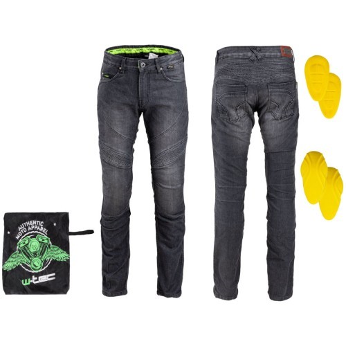 Men’s Motorcycle Jeans W-TEC Oliver - Black