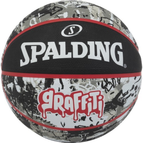 BASKETBALL SPALDING RED GRAFFITI (7 DYDIS)