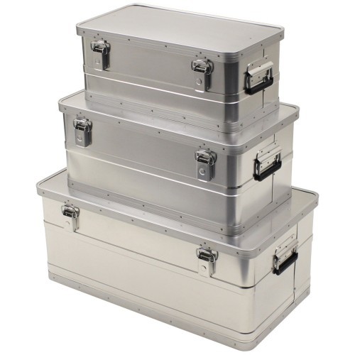 Storage Cases MFH, Aluminium, Set of 3
