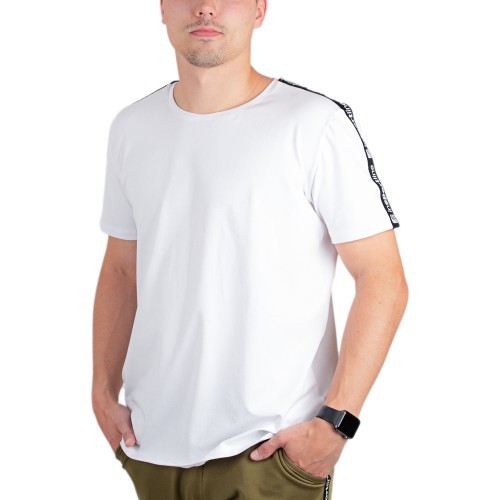 Vyriški marškinėliai inSPORTline Overstrap - Balta