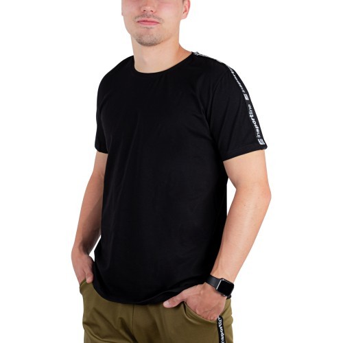 Мужская футболка с завышенной талией inSPORTline - Black