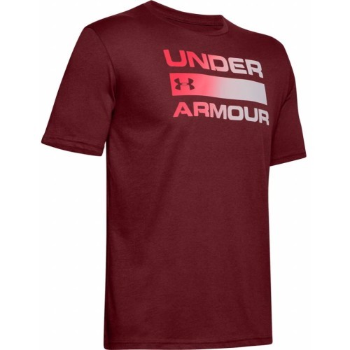Мужская футболка Under Armour Team Issue Wordmark SS - Cordova