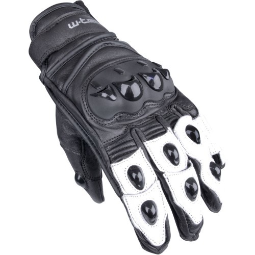 W-TEC Radoon Motorcycle Gloves - Black-White