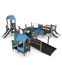 Playground Vinci Play Wooden WD1506 - Blue
