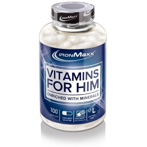 IronMaxx Vitamins For Him 100 caps.