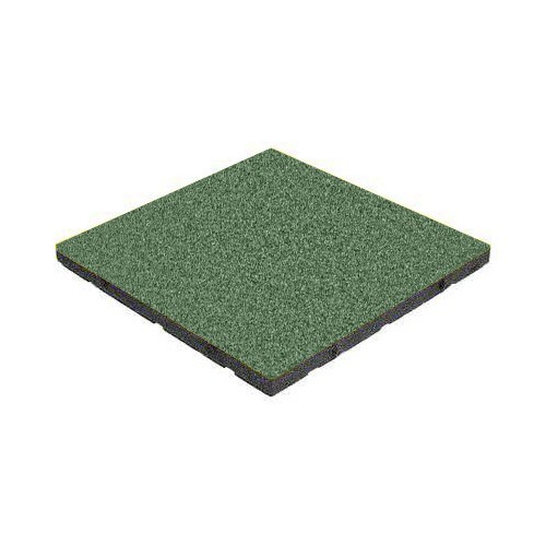 Rubber Tile Base Standard - Square, Green