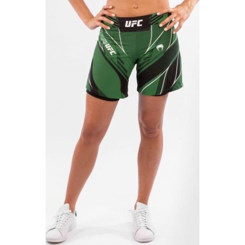UFC Venum Authentic Fight Night Women's Shorts - Long Fit - Green