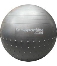 Treniruočių kamuolys inSPORTline Relax Ball 75 cm - Pilka