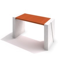 White Concrete Table Inter-Play Deco 01