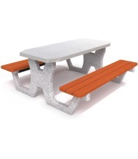 Concrete Picnic Table Inter-Play 02