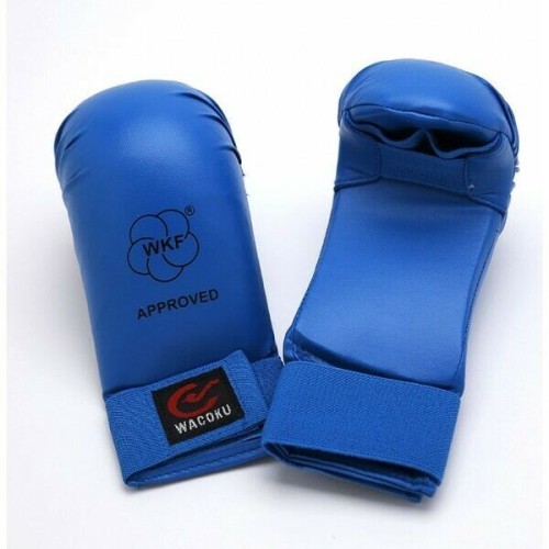 Karate gloves, WKF Wacoku, blue, Size M