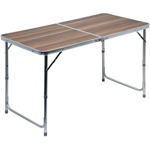 Foldable Camping Table Cattara Double - Brown