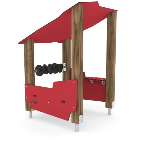 Playground Vinci Play Wooden WD1401 - Red