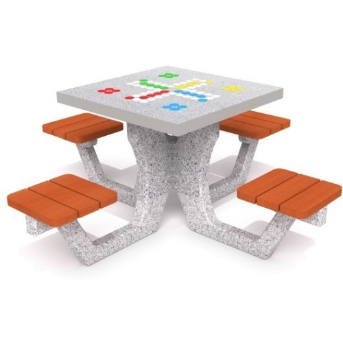 Concrete Table for Ludo Game Inter-Play 01