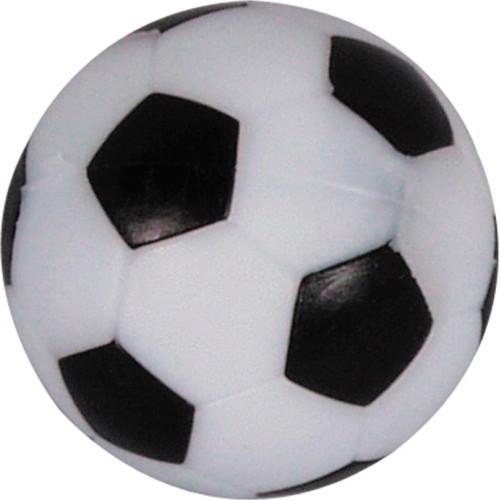 Stalo futbolo kamuoliukas Buffalo, juodas / baltas, 36 mm
