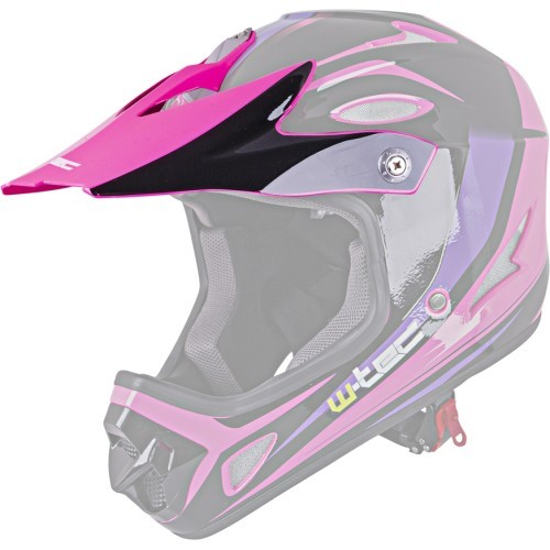 Replacement Peak for FS-605 Helmet W-TEC - Extinction Pink
