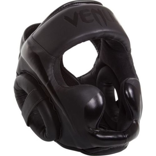 Боксерский шлем Venum Elite - черный