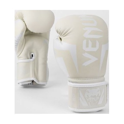 Боксерские перчатки Venum Elite - белые