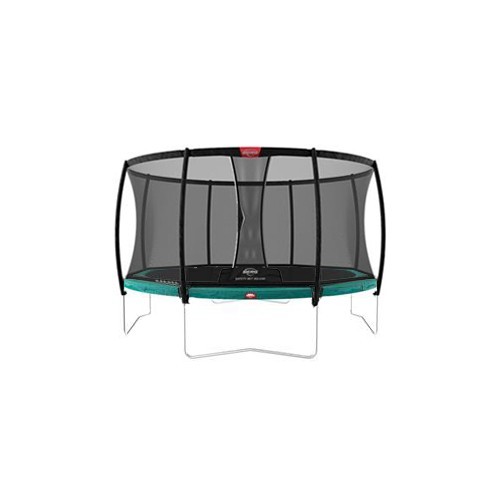 Trampoline Set BERG Favorit Green 380 + Safety Net Deluxe