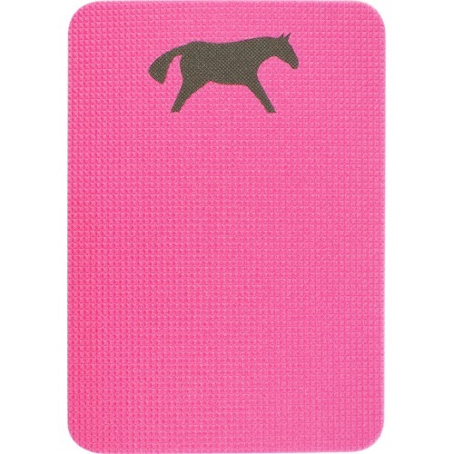 Sėdėjimo kilimėlis Yate Horse, 400x285x10mm, rožinis/pilkas