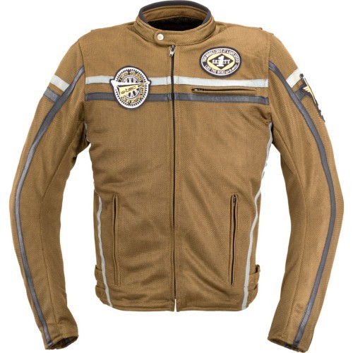 Men’s Motorcycle Jacket W-TEC Bellvitage Brown - Brown