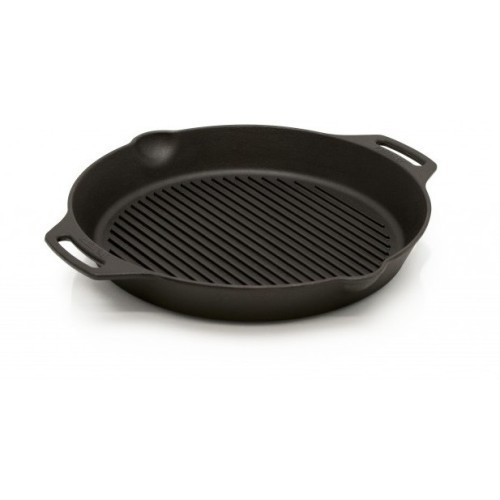 Corrugated Cast-iron Frying Pan Without Handle Petromax, 30/35cm, Size 35cm