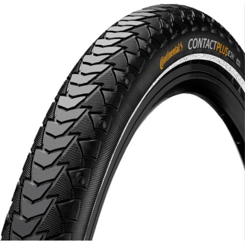 Bicycle Tire Continental Contact Plus, 28x1 1/2, Black