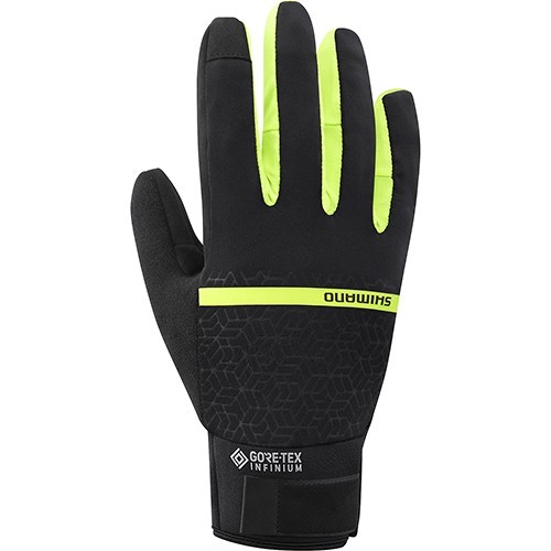 Cycling Gloves Shimano Infinium, Size XXL, Yellow/Black