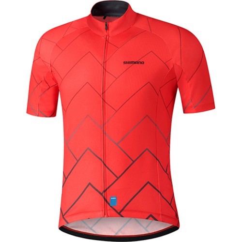 Men's Cycling Jersey Shimano, Size M, Red