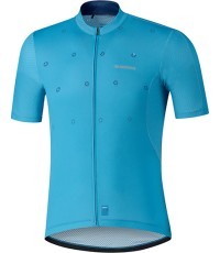 Vyriški dviratininko marškinėliai Shimano Aerolite, dydis L, mėlyni