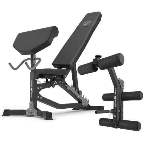 Set MS39_2.0 | Double-sided adjustable training bench + prayer bar + press - Marbo Sport
