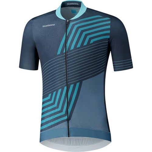 Men's Cycling Jersey Shimano Kita, Size XL, Blue