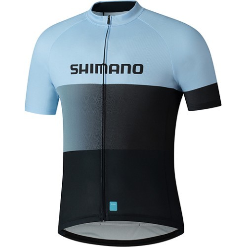 Vyriški dviratininko marškinėliai Shimano Team, dydis L, žydri