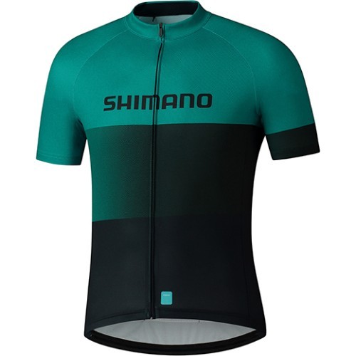 Мужская велофутболка Shimano Team, размер L, зеленая