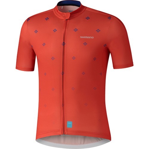 Men's Cycling Jersey Shimano Aerolite, Size XL, Red