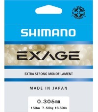Valas Shimano Exage, 150m, 0.305mm, 7.5kg, pilkas