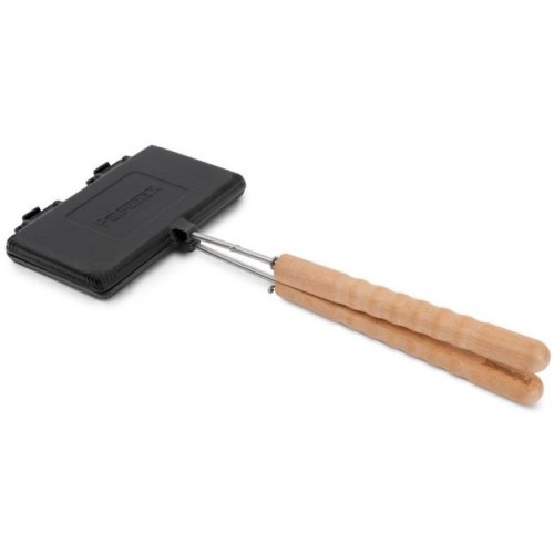 Petromax cast iron waffle iron with short handle