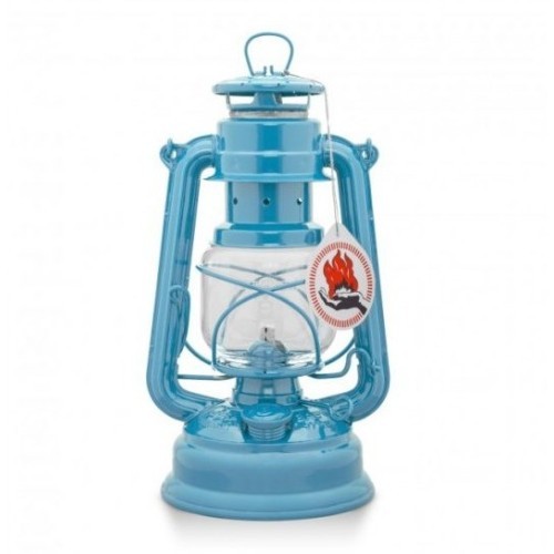 Kerosene outdoor lantern Feuerhand Hurricane multicolour, Colour Pastel Blue