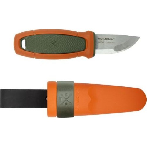 Morakniv Eldris knife with belt loop olive-orange stainless steel
