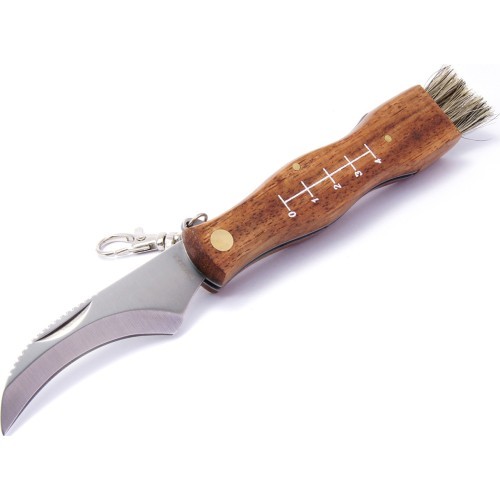 Складной грибной нож с ножнами MAM, 7,5 см