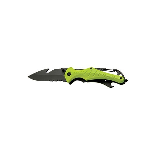 Knife Baladeo Security Emergency, Neon Yellow