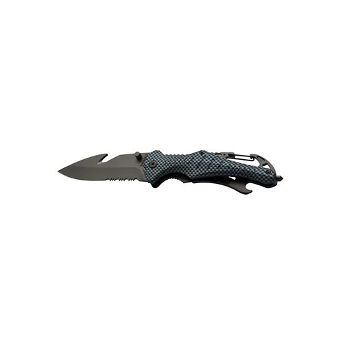 Knife Baladeo Security Emergency Carbon