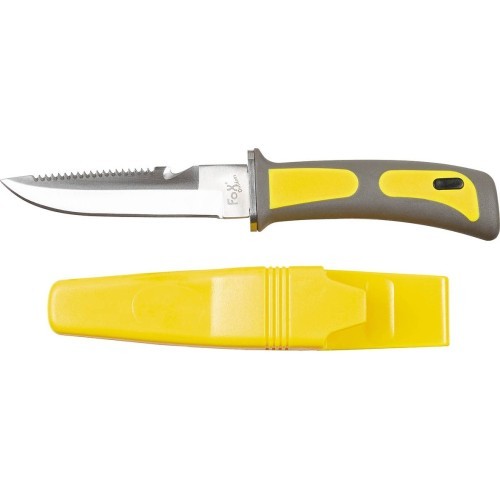 Diving Knife FoxOutdoor - Yellow-Black