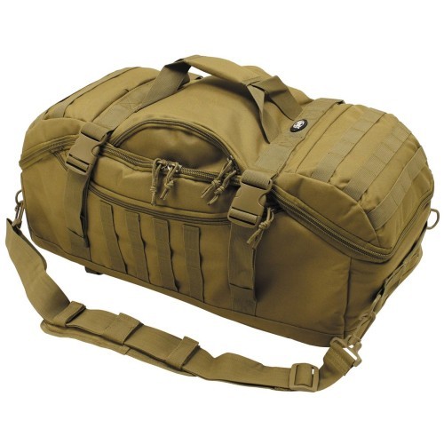 Backpack Bag MFH Travel - Coyote Tan, 62x25x35cm