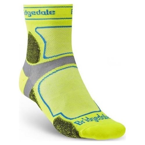 Socks For Men Bridgedale TrailRun CoolM, Yellow - 550