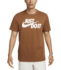 Nike Marškinėliai Vyrams Nsw Tee Just Do It Swoosh Brown AR5006 281
