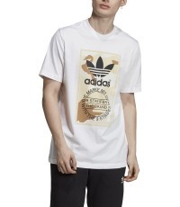 Adidas Originals Markinėliai T-Shirt Camo Tee White