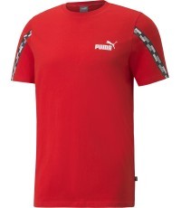 Puma Marškinėliai Vyrams Power Tape Red