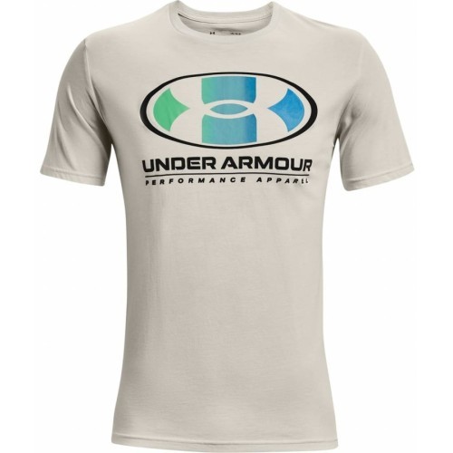 Vyriški marškinėliai Under Armour Multi Color Lockertag SS - Balta