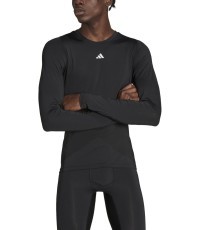 Adidas Marškinėliai Vyrams Techfit Aeroready Long Black HP0626